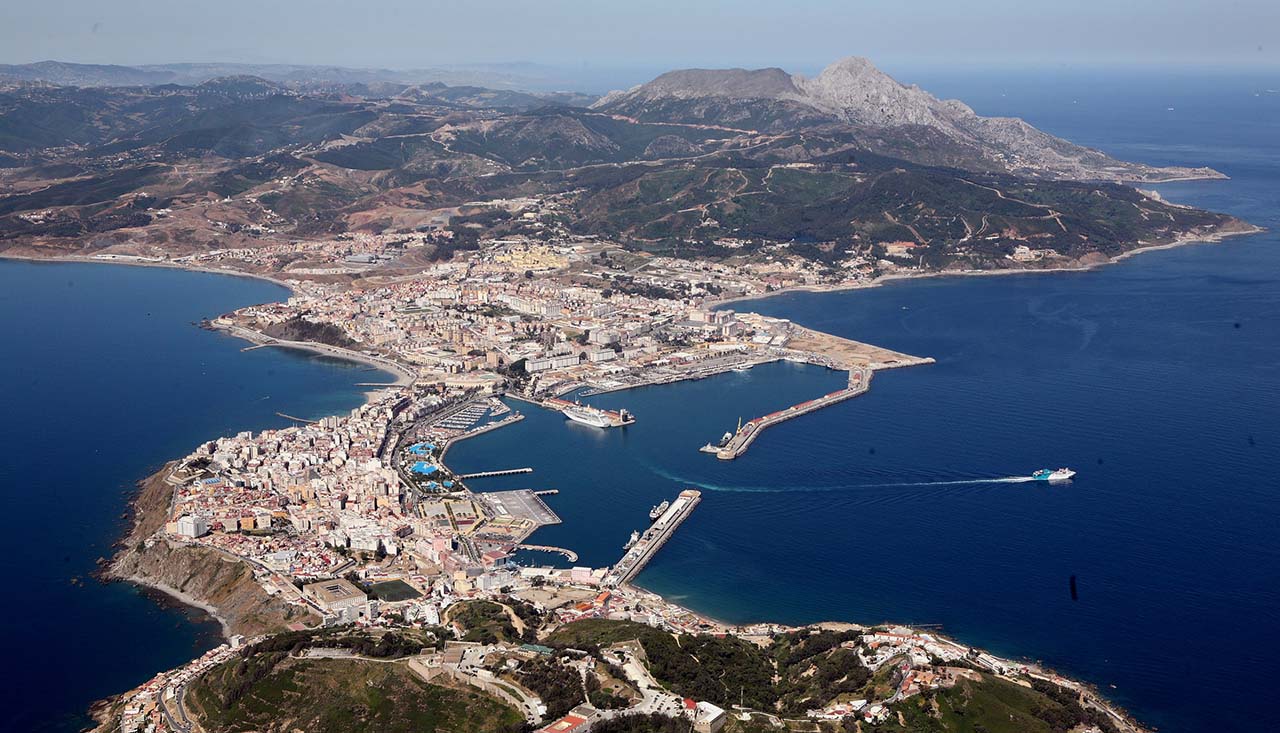 Ceuta, Espanha — vista do destino